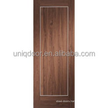 Walnut veneered room door interior wooden